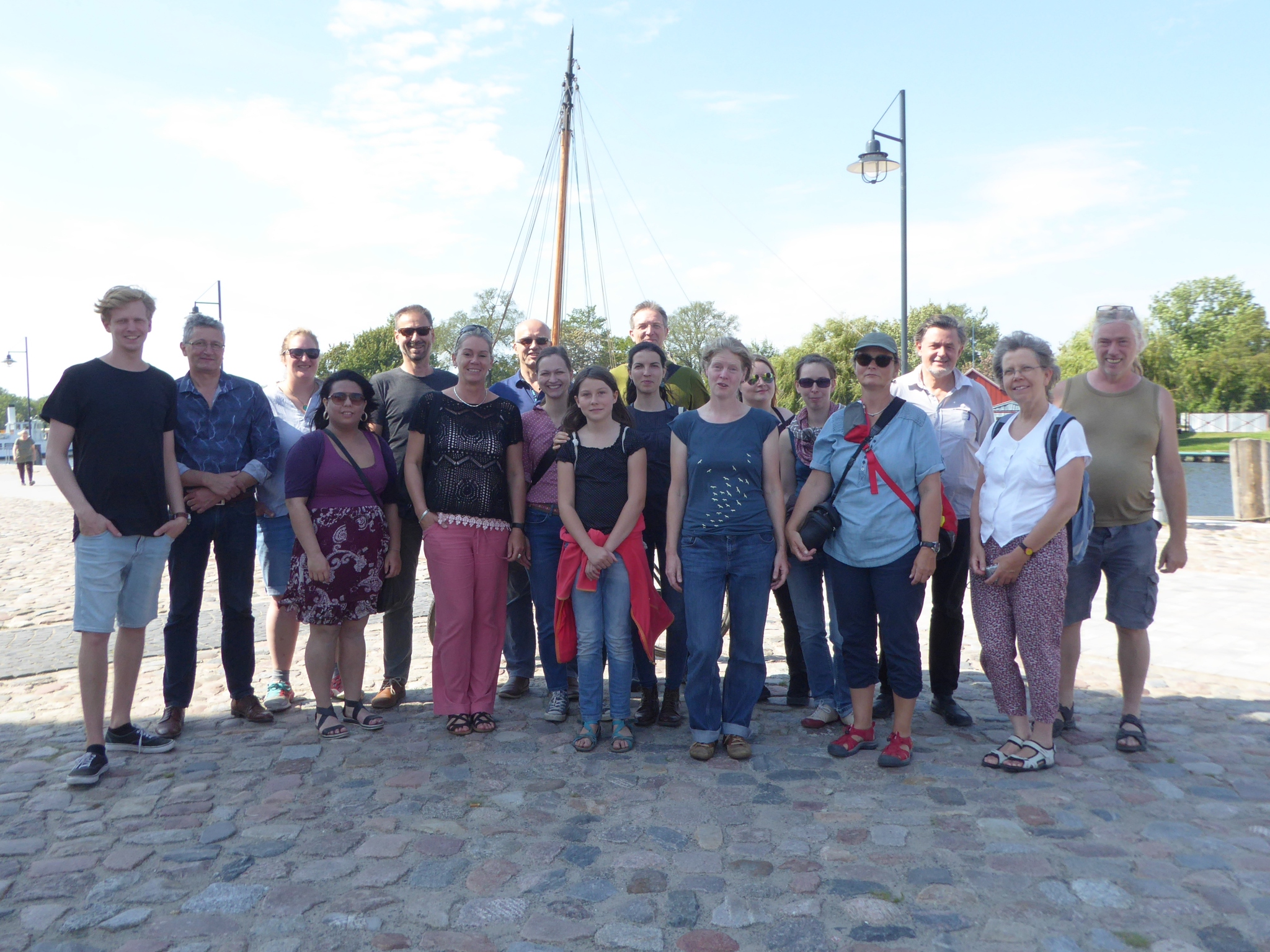 Gruppe bei der Excursion